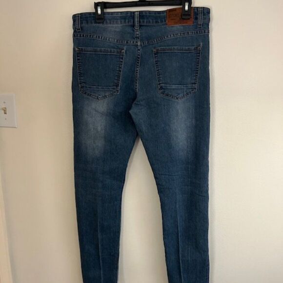 Stitches & Rivets Men's Slim Fit Jeans Premium Denimwear Stretch Denim 3… - Picture 3 of 7